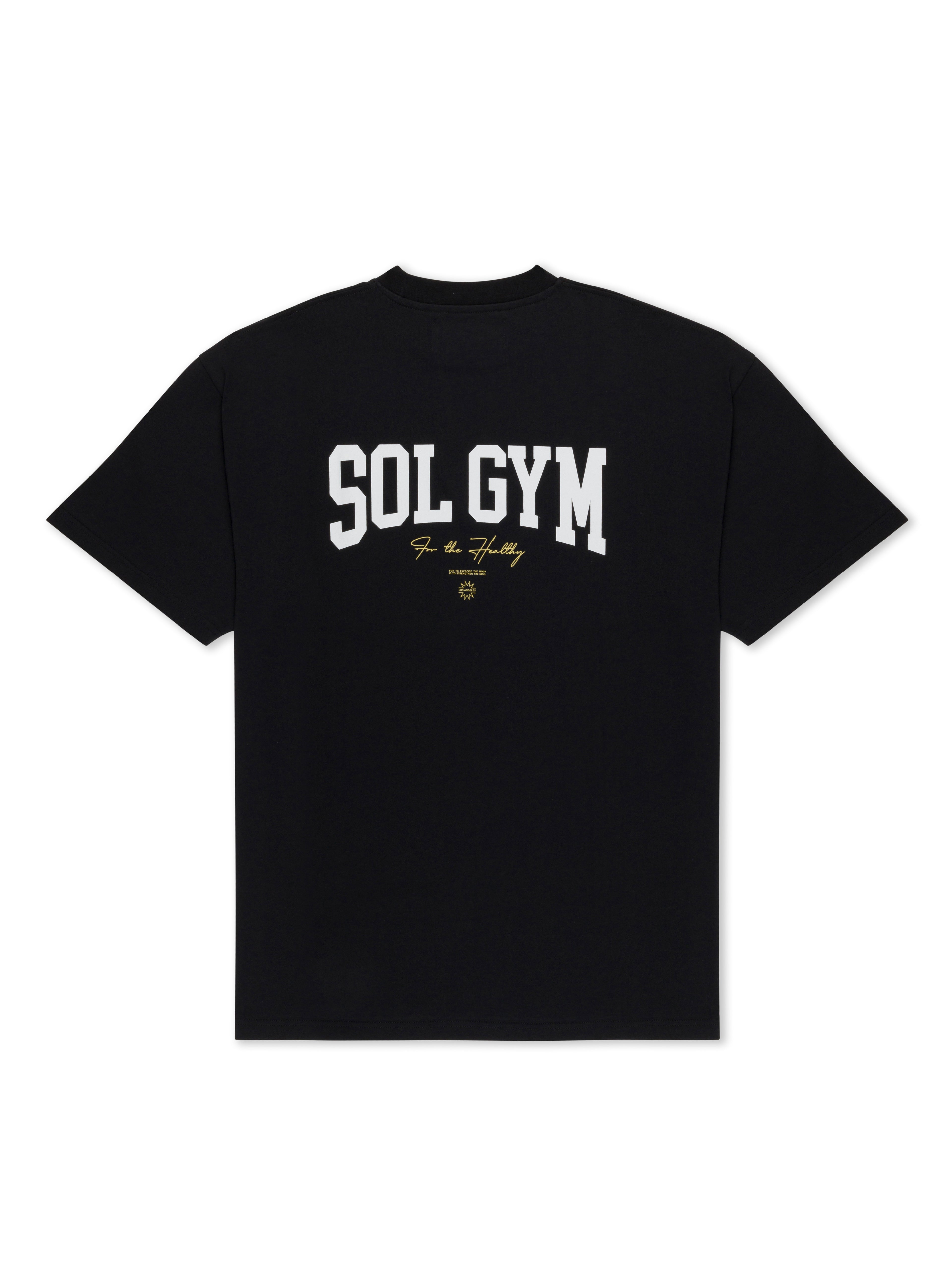 Sol Gym for the Healthy Oversized T-Shirt, Black