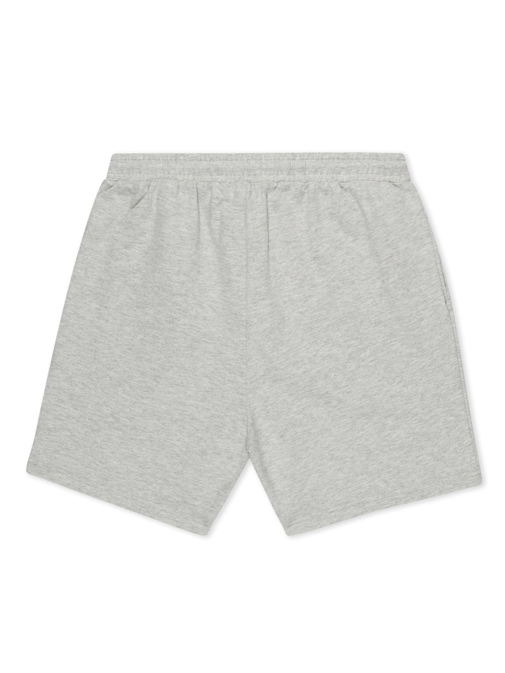 the back of a pair of mens retro cotton gym shorts