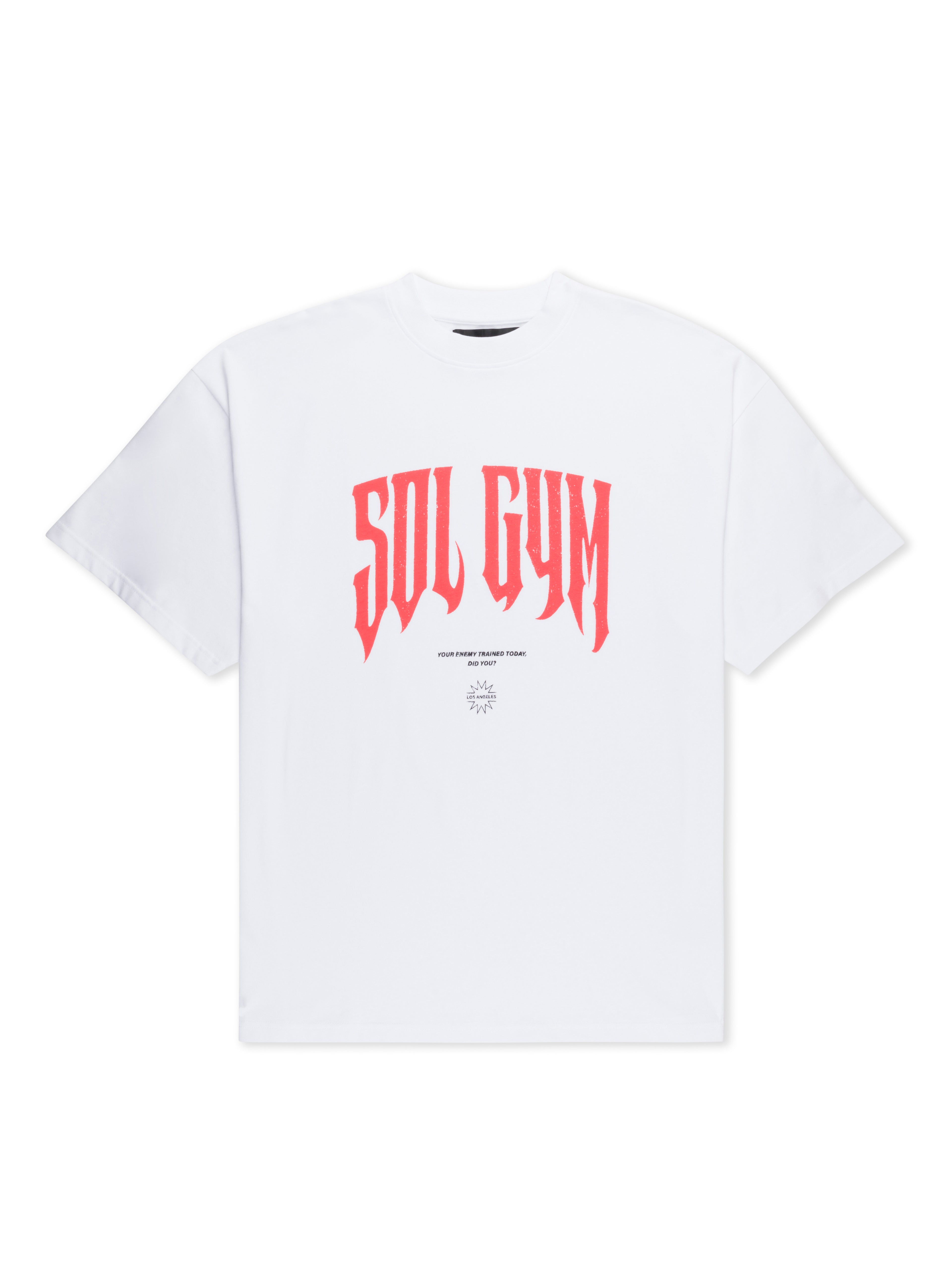 Sol Gym Heavy Metal Oversized T-Shirt, White